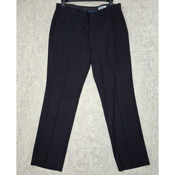 Kenneth Cole Reaction Mens Black Dress Pants 36W x 32L Polyester/Rayon - Picture 1 of 6